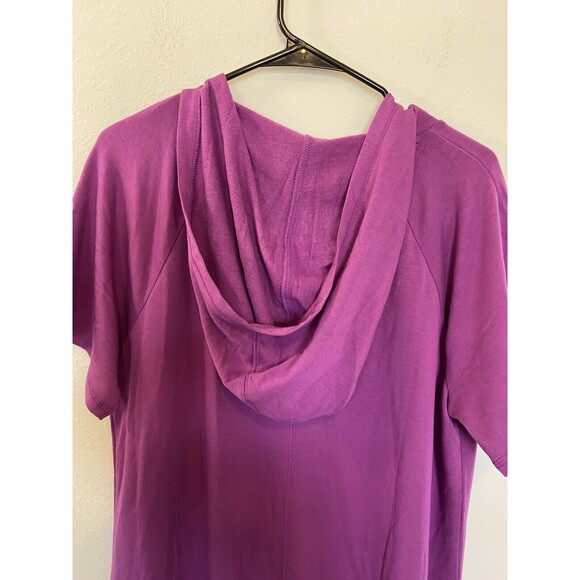 Livi Active French Terry  Sweatshirt Hoodie Dress 14/16 Fuschia Pink Womens New - Picture 6 of 12